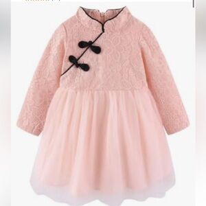 Mud Kingdom Girls Lace Dress Long Sleeve. Size 5/5Y new